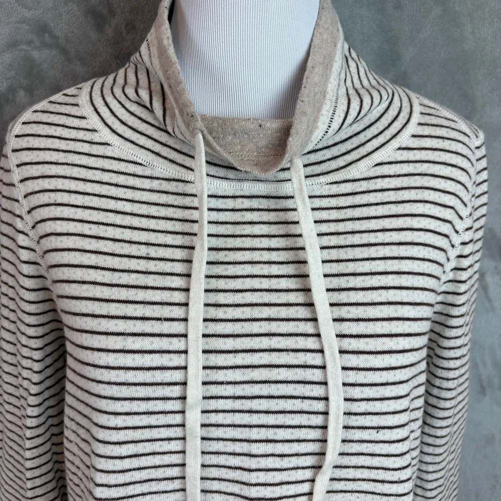 Aventura Striped Cowl Neck Sweater Wmn’s Sz L